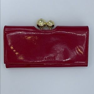 Ted Baker - Bobble Patent Leather Wallet